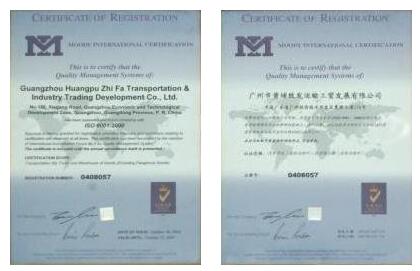 ISO 9001质量体系认证